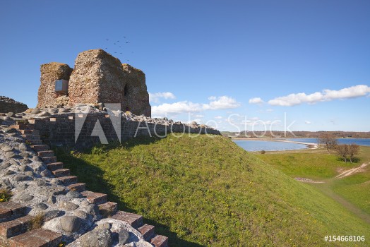Bild på Kal Castle ruins at Mols Bjerge National Park Denmark